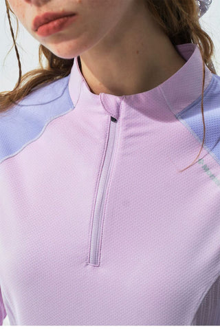 [Monterest] Half-Zip Slim Fit UV Protection Top