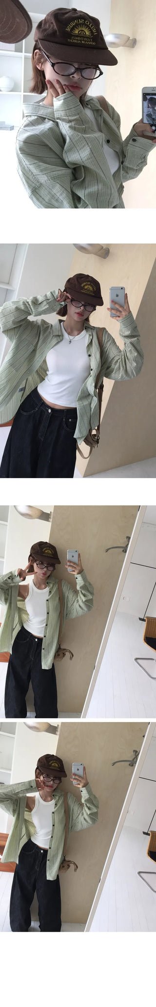 Avocado Striped Shirt
