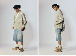 [Monterest] Quick-Dry Relaxed Fit Collared Shirt