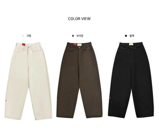 Golden Corduroy Wide Long Pants - 3 colors