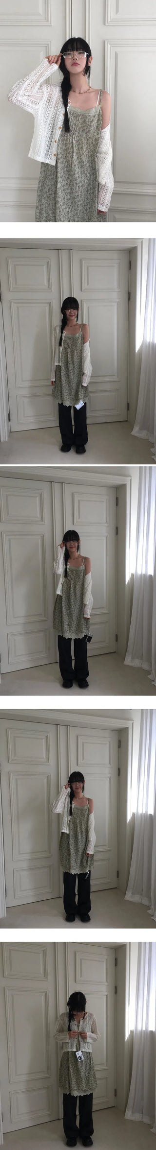 Forest Girl Sleeveless Dress ops