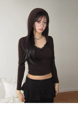 Mini Wrap Hoodie - 3 Colors