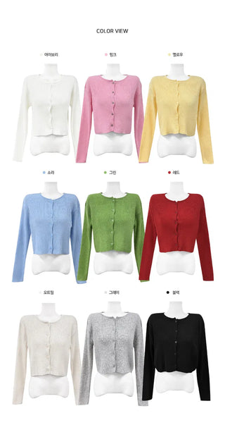 Summer Linen Round Neck Ribbed - 9 Colors