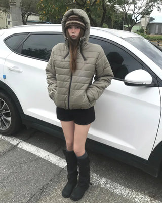 Shellon Hooded Lightweight Down Jacket