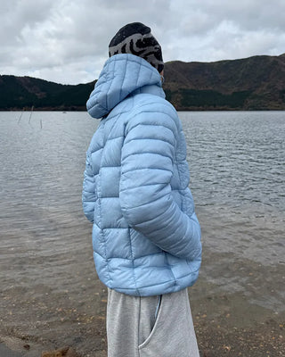 Lightweight duck down parka