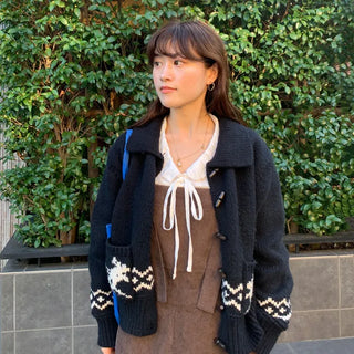 Tucked collar blouse