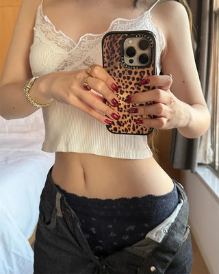 Flower lace shorts