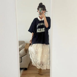 Loose sporty T-shirt