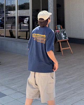 Back lettering T-shirt