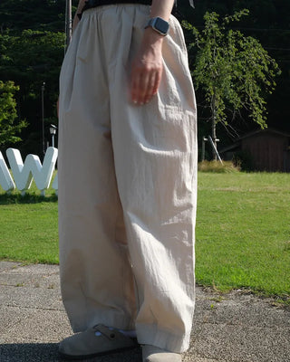 Banding wide pants