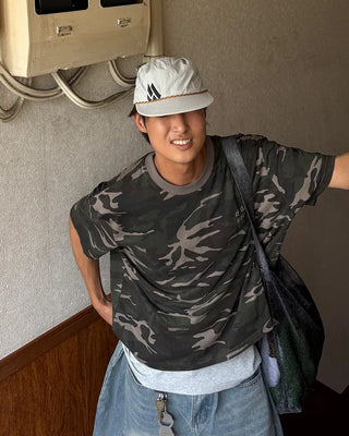 Camouflage Half-Sleeve T-Shirt
