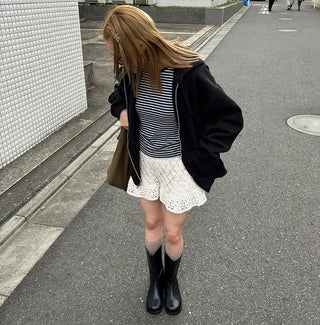 Basic knee socks