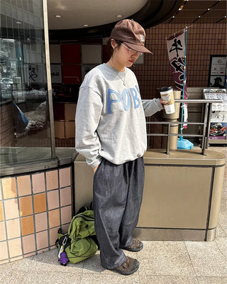 (Unisex) POBA Washing Sweatshirt