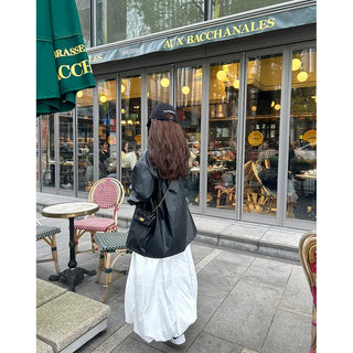 Balloon long skirt