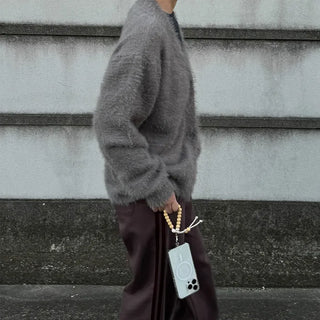 Soft Texture V-Neck Cardigan
