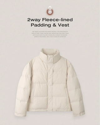 2-Way Detachable Sleeve Premium Down Jacket