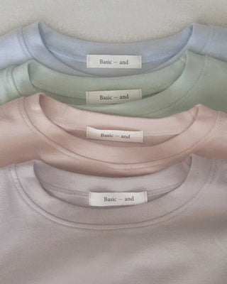 (8 colors) Basic Soft Long-Sleeve T-Shirt (Long Tee)