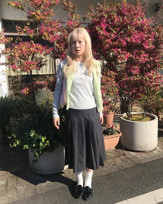See-through cardigan