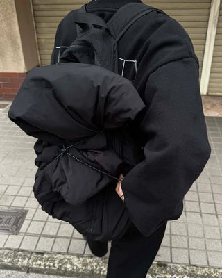[2nd Re-release] (ORIGINAL) Light Nylon Backpack (black)