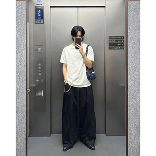 Pointed balloon fit slacks