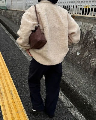 Warm Button Fleece Anorak