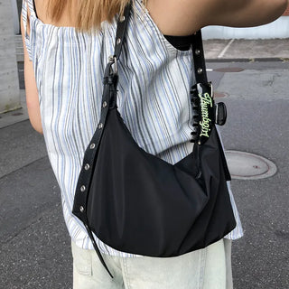Eyelet Shoulder Bag