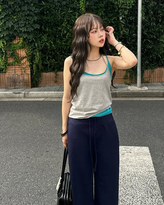 Slim layered camisole
