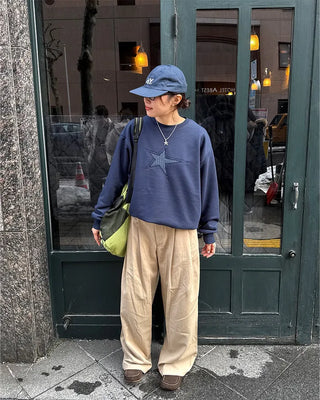 (Unisex) Pintuck Wide Pants