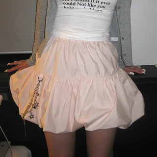Nylon pumpkin skirt
