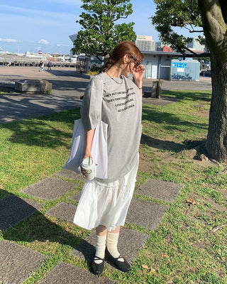 Lettering Oversized T-Shirt