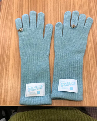 Label Point Long Gloves