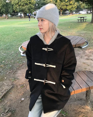 Duffle half coat