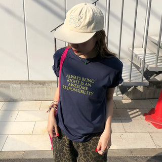 Always Lettering Half-Sleeve T-Shirt