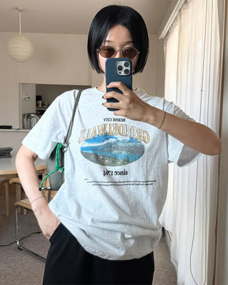 Oval frame sunglasses
