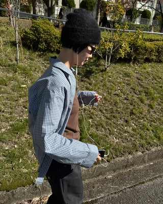Cotton check shirt