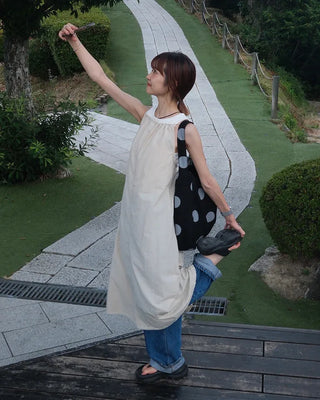 Big canvas shoulder bag