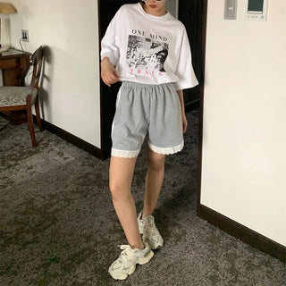 Frill Track Shorts