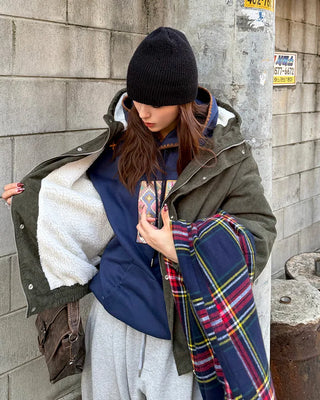 Ethnic patch hoodie