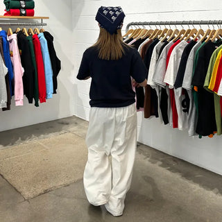Unisex Wide-Leg Cotton Pants