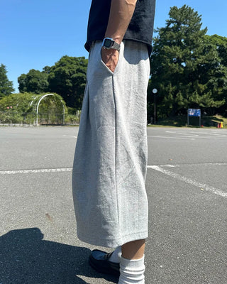 Sweat Bermuda shorts with belt loops