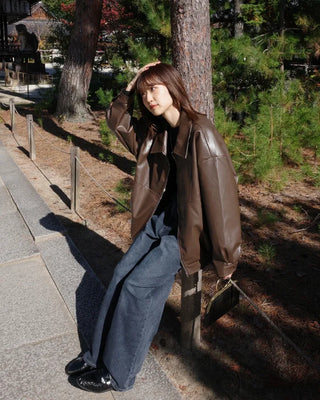 Side seam denim pants