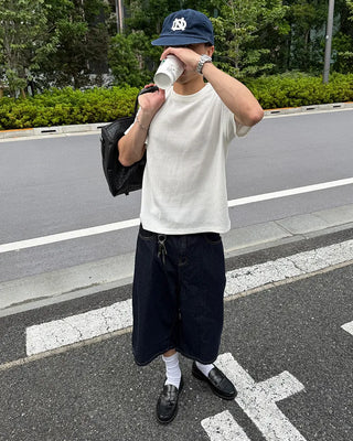 Selvedge Bermuda shorts