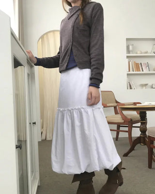 HIGH NECK BUTTON CARDIGAN (2color)