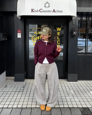 (Unisex) Striped Pintuck Overpants