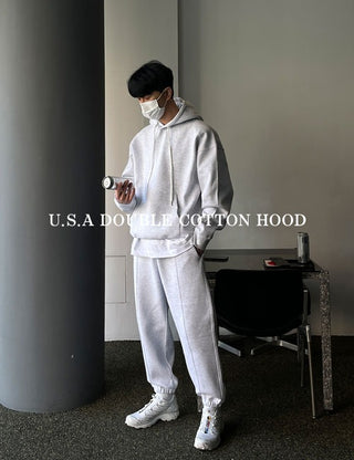 Star SUPIMA Double-Layered Cut Hoodie (High Q)