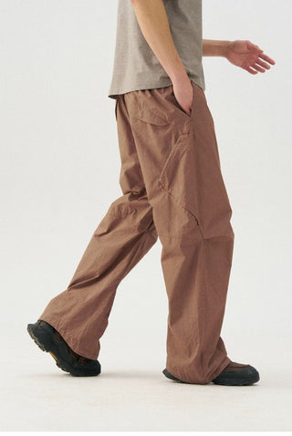 [Monterest] Enzyme Washed Wide Leg Work Pants