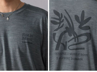 [Monterest] Merino Wool Blend Relaxed Long Sleeve Tee