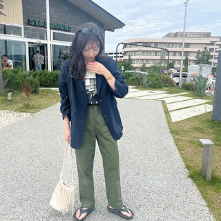 Basic linen jacket