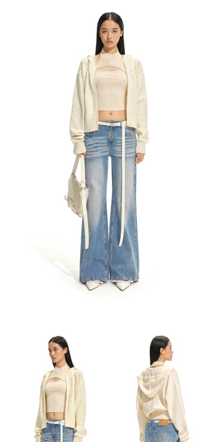 [NOTAWEAR] Lyocell Wool Blend Halter Neck Tank  Top