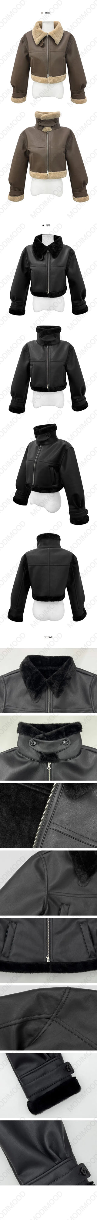 MOMU MADE Crop Mink Fur Shearling - 2 colors